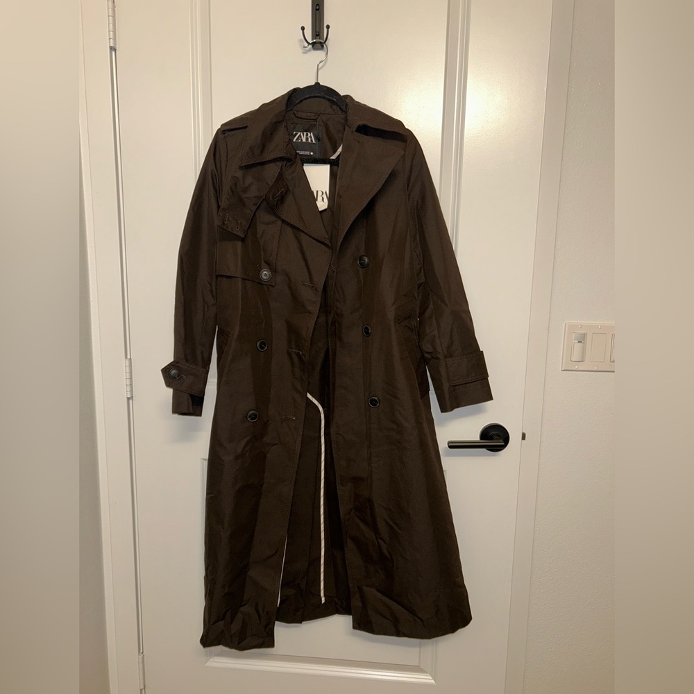 Zara Women’s Dark Brown Trench Coat